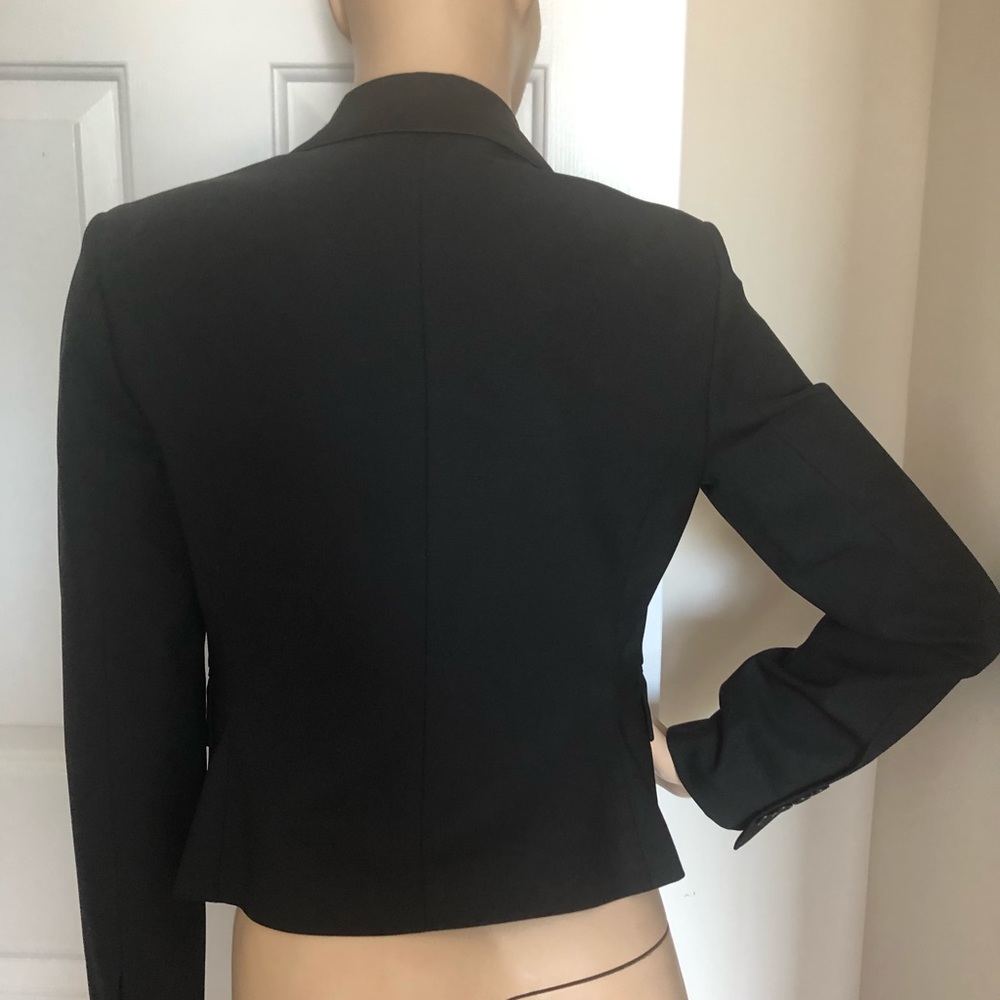 SOLD BCBG MAXAZRIA Black Suit Jacket Small - Picture 4 of 7